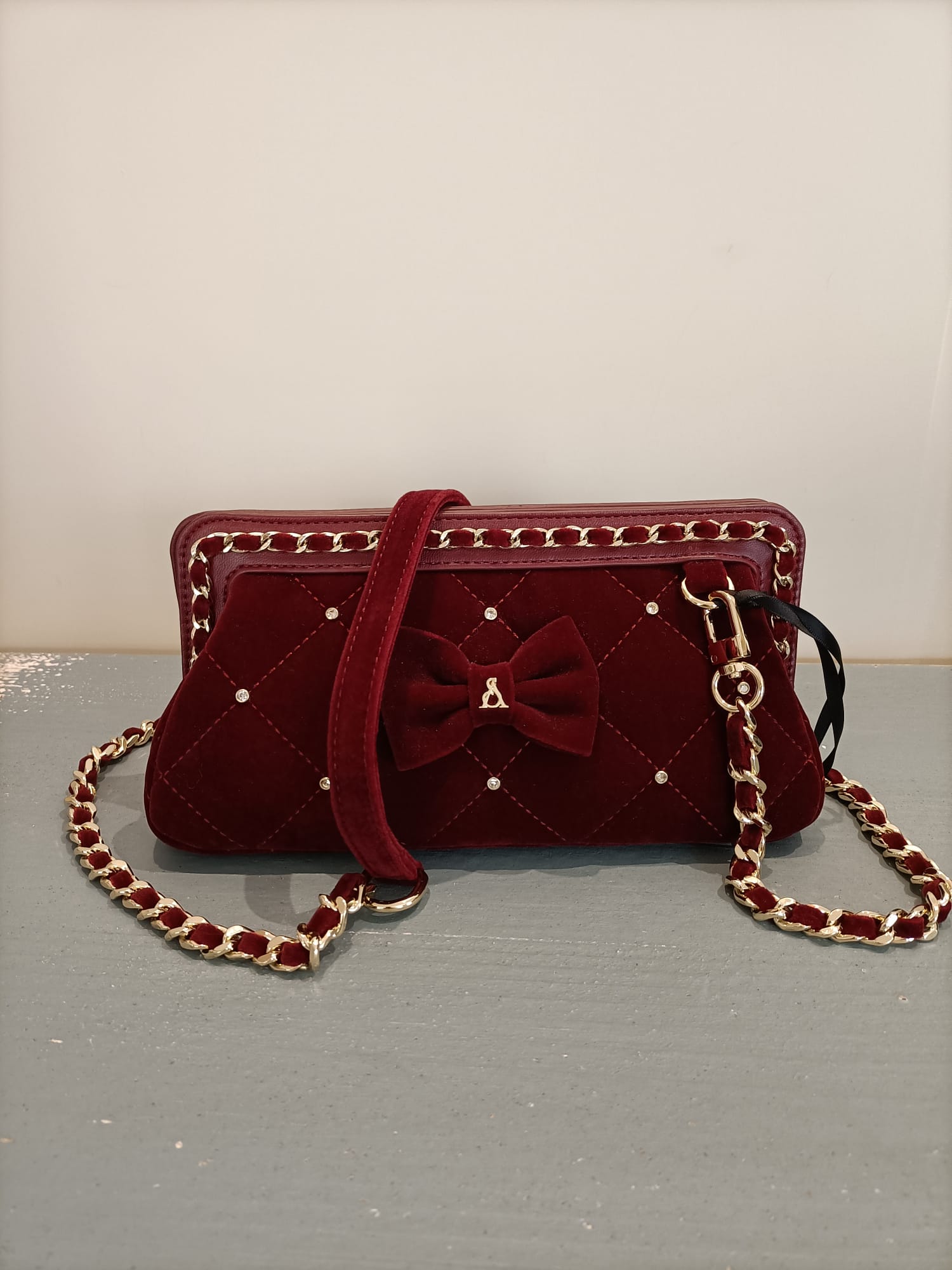Borsa babette party velours - L'Atelier du Sac - immagine 8