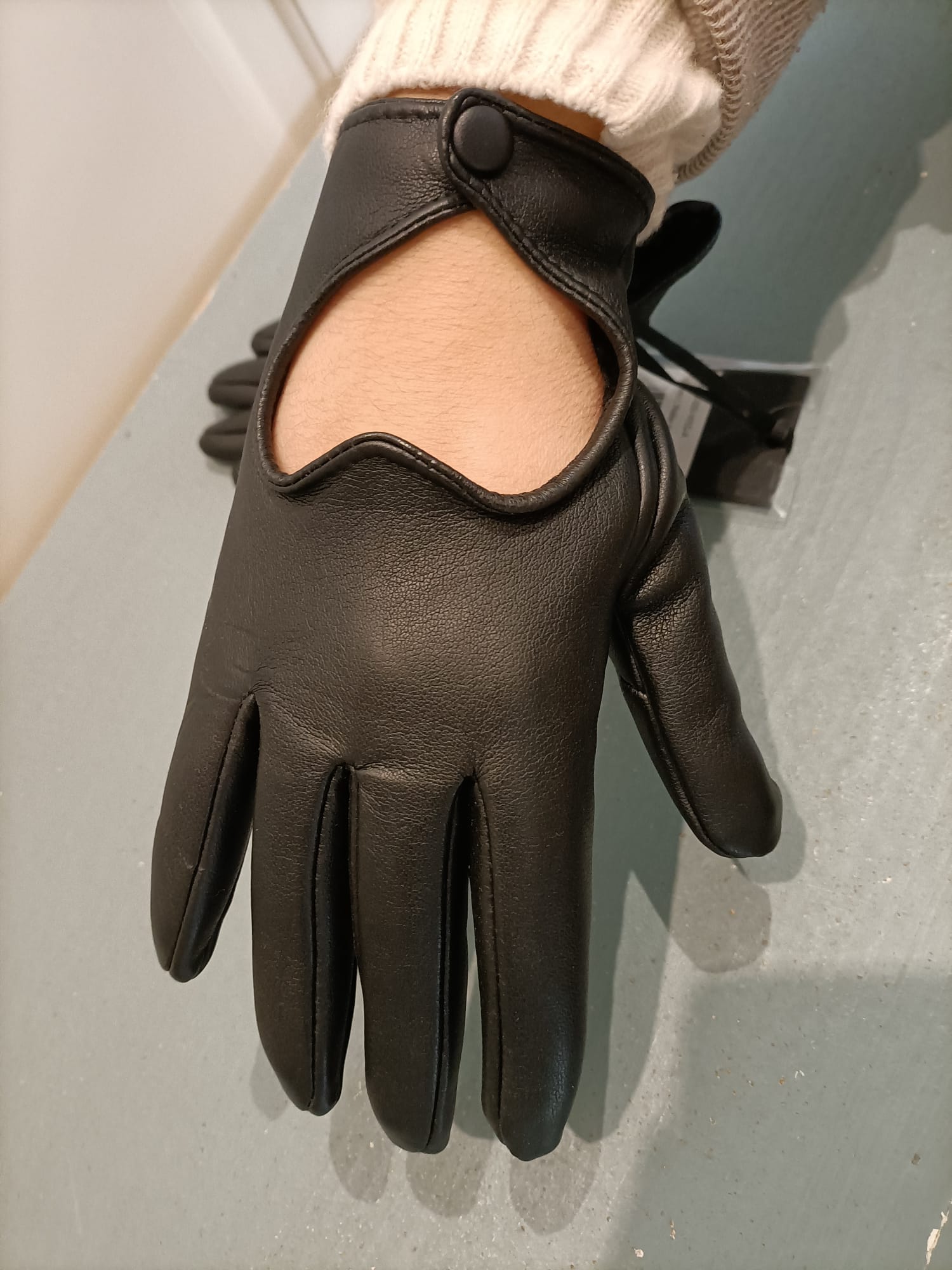 Guanto in ecopelle - gloves - immagine 3