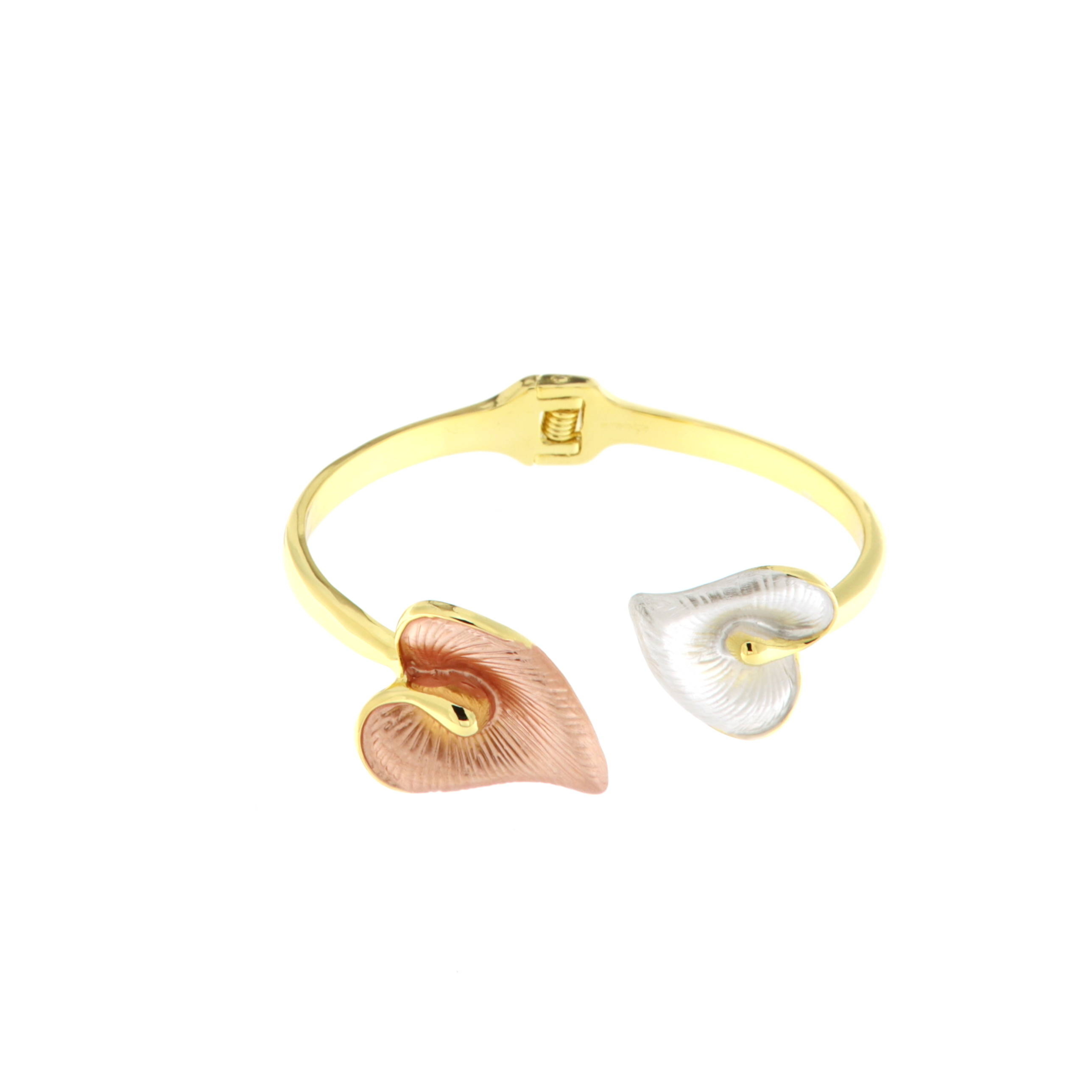 Bracciale metallo dorato e pietre sinfonia