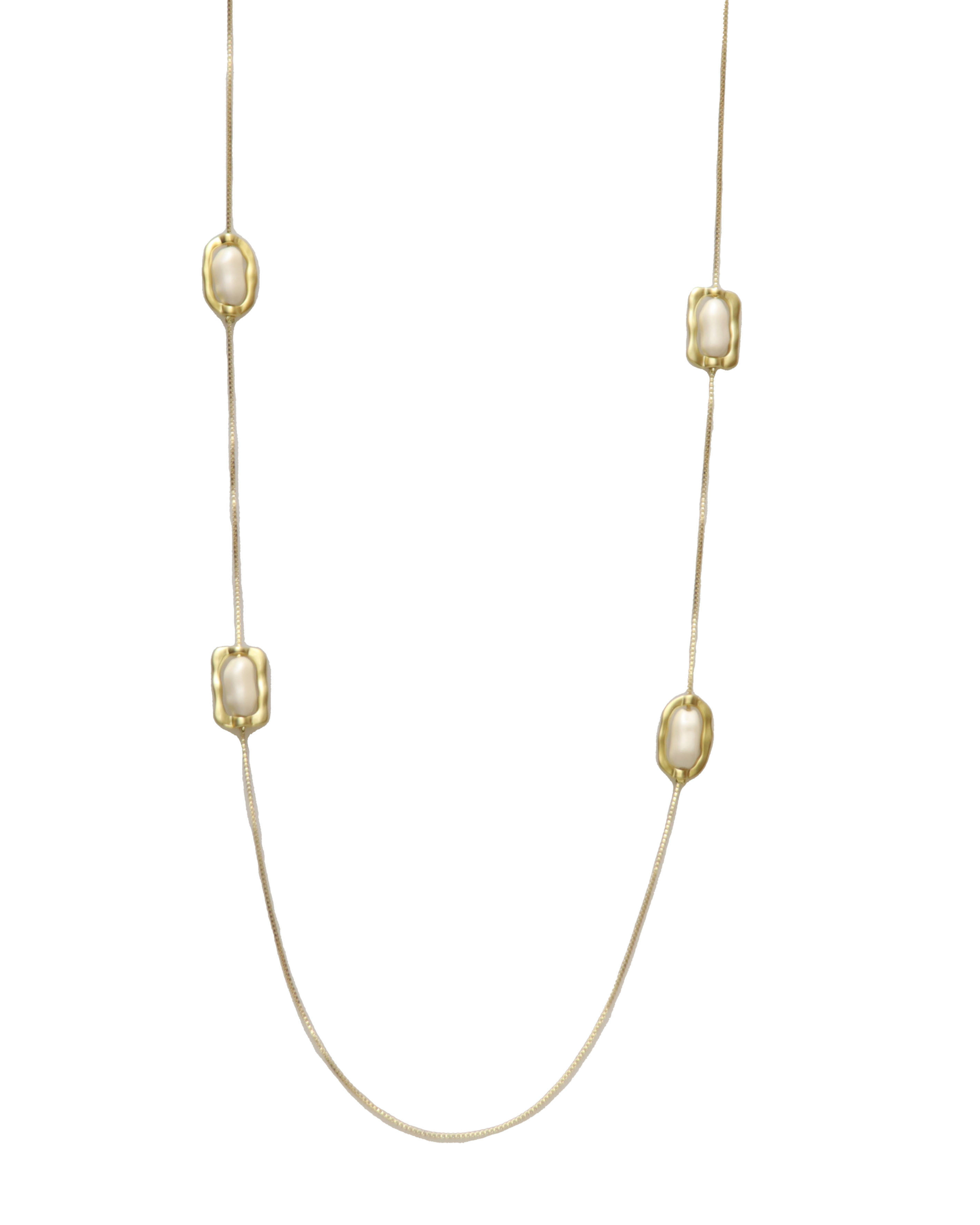 Collana metallo dorato e pietre sinfonia