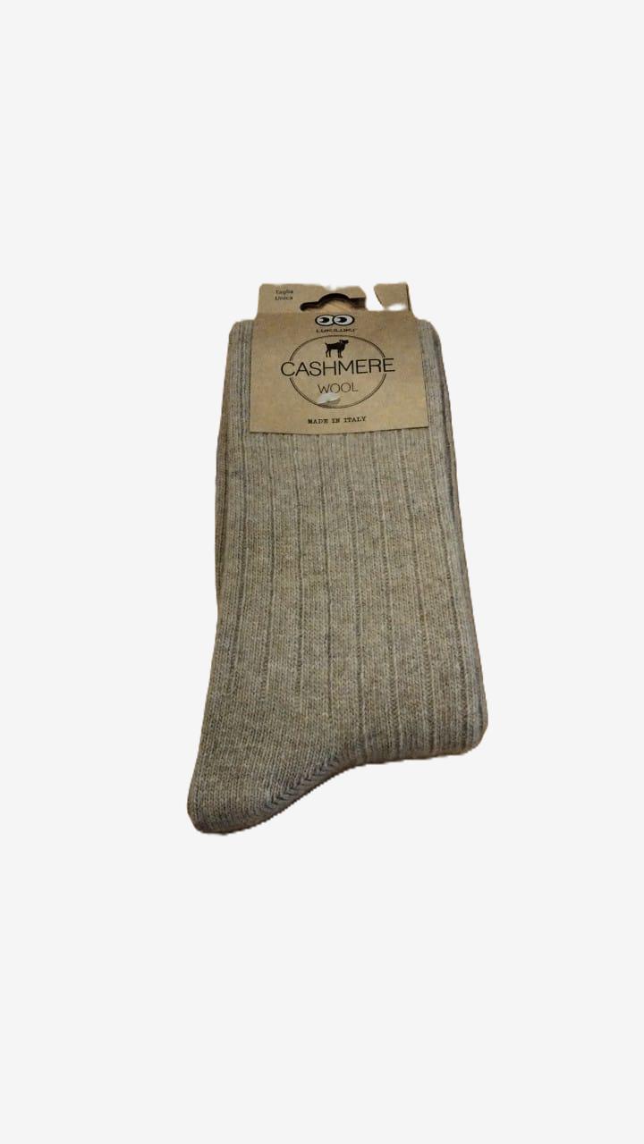 Calza lunga uomo lana e cashmere tg unica - LukiLuki
