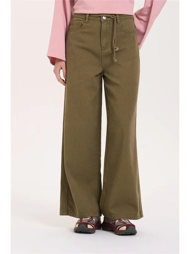 Jeans verde donna - 24colours - immagine 2