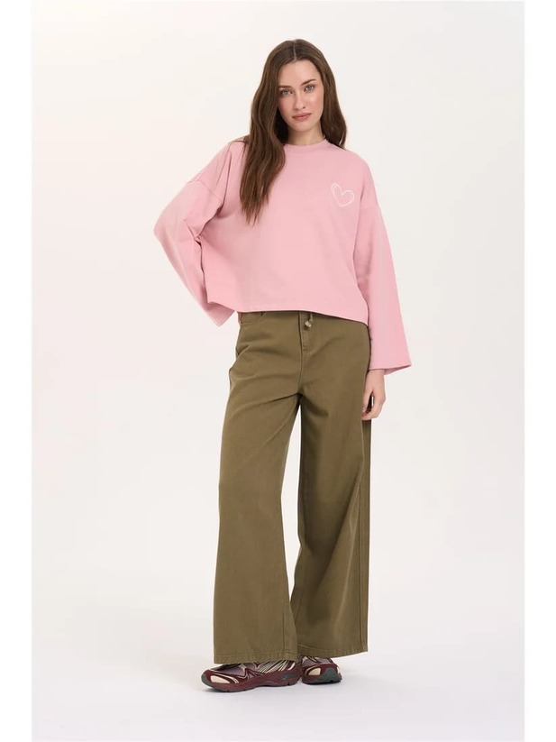 Jeans verde donna - 24colours